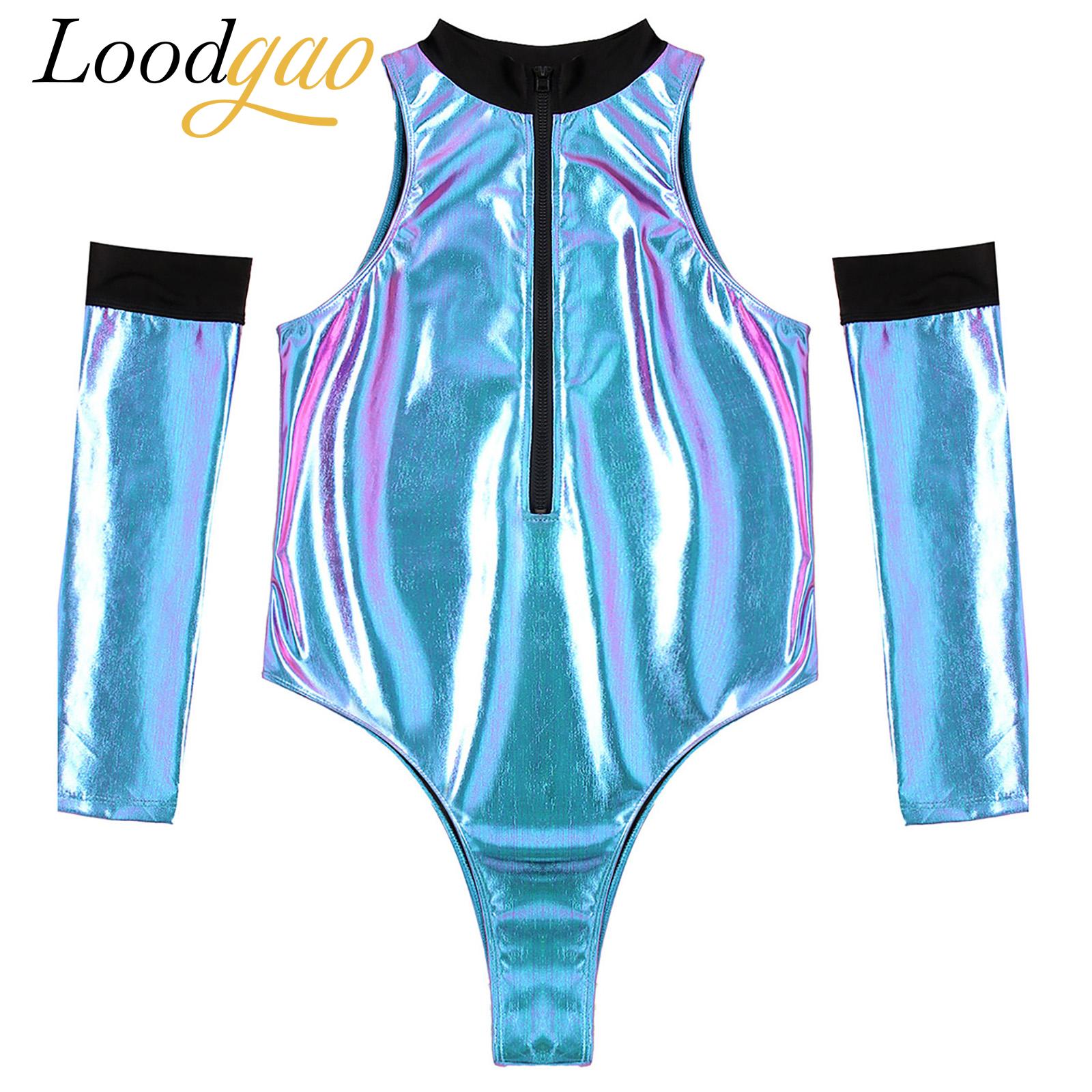 Sleeveless Jumpsuit - Heren patentleren alien kostuum Galaxy Outer