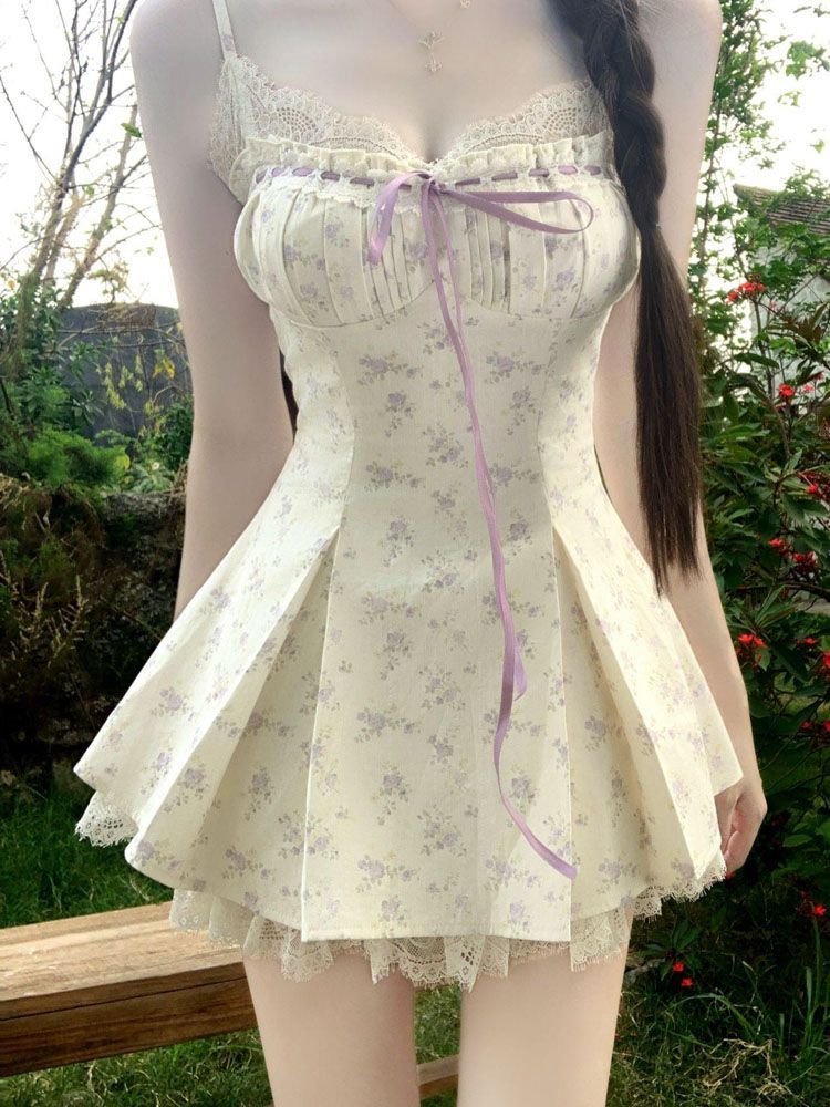 Ruched Dress Mini - 2026 Zomer Koreaanse Mode Ontwerp Jarreteljurk