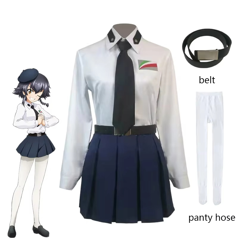 Pleated Skirt Women - Anime MEISJES und PANZER Anzio High