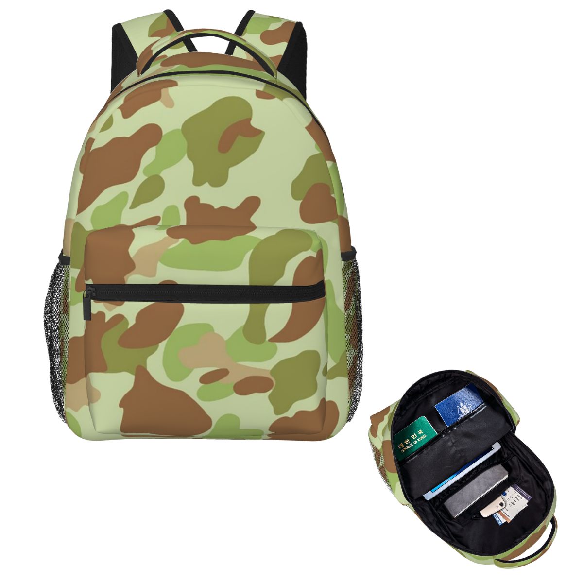 Women'S Fashion Ww2 - Frogskin Camo WW2 Student Rugzak Schooltas
