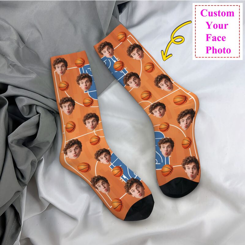 Women Fashion Designer Dresses Photos - Basketbal Gezicht Aangepaste Mannen Vrouwen Crew