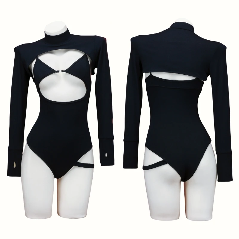 Anime Gothic Hollow Out Mouwlo - Sleeveless Jumpsuit recensie en prijs