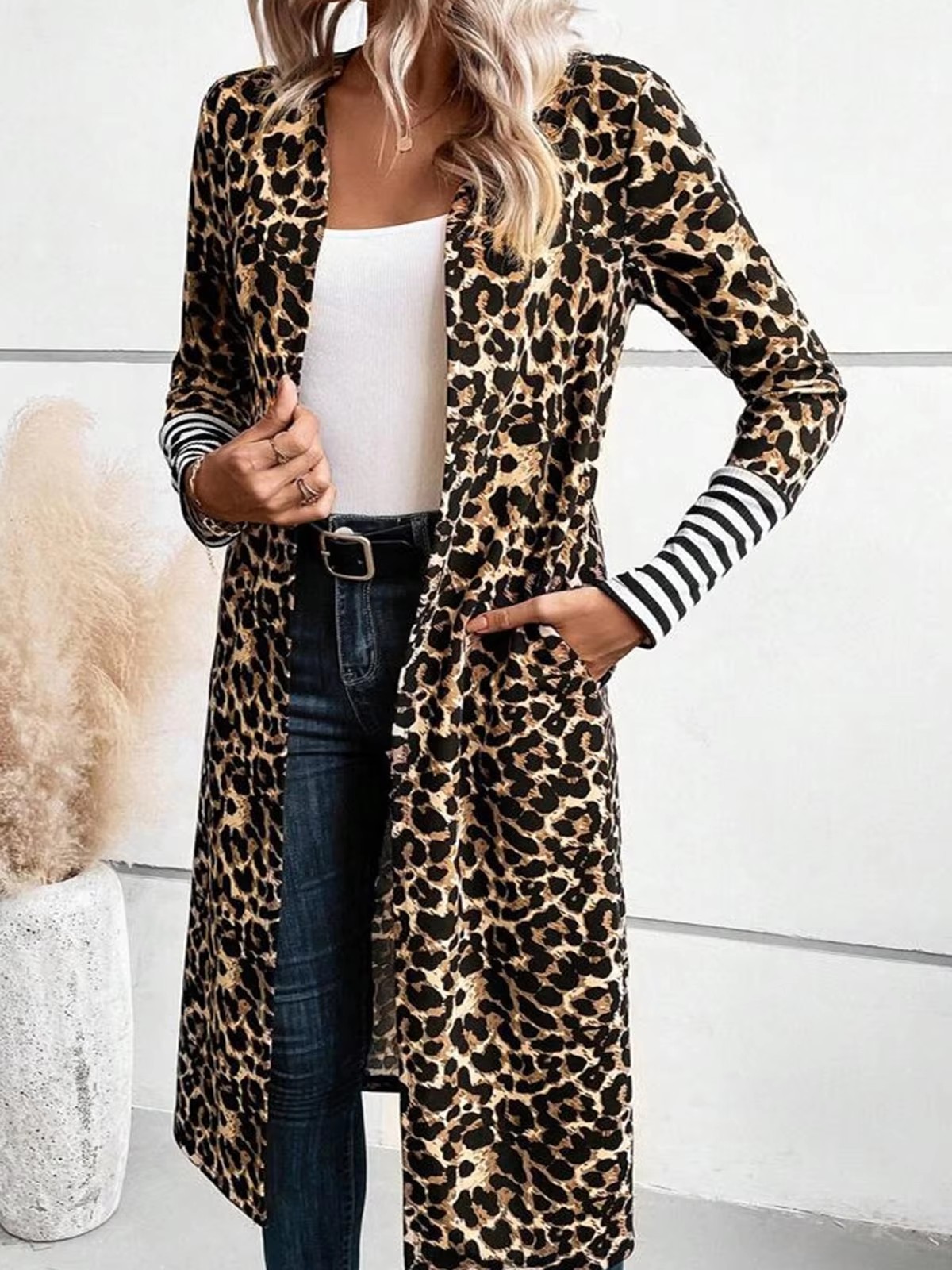Plus Size Dames Lange Cardigan - Kimono Cardigan Women recensie en prijs