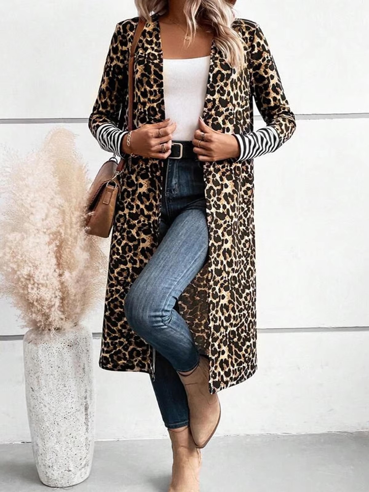 Plus Size Dames Lange Cardigan - Kimono Cardigan Women recensie en prijs