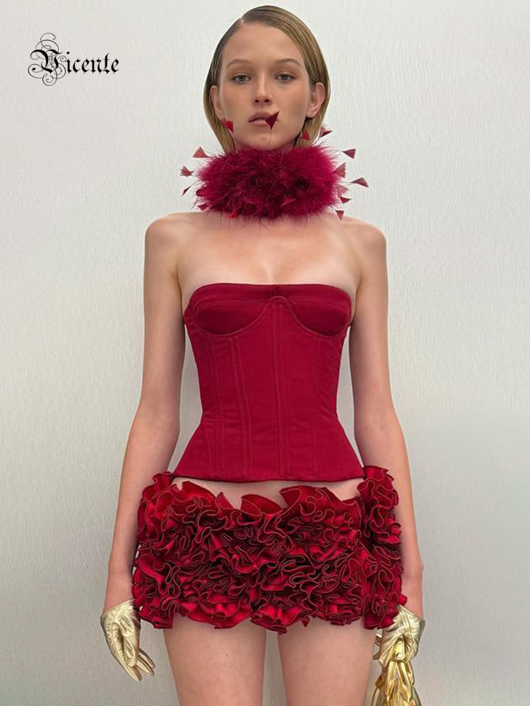VC Kerstjurk Strapless Rode Ge - Ruched Dress Mini recensie en prijs