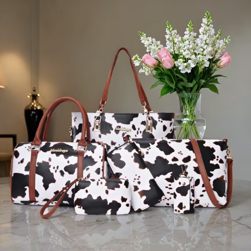 6-delige PU lederen tasjesset  - Crossbody Bag Women recensie en prijs