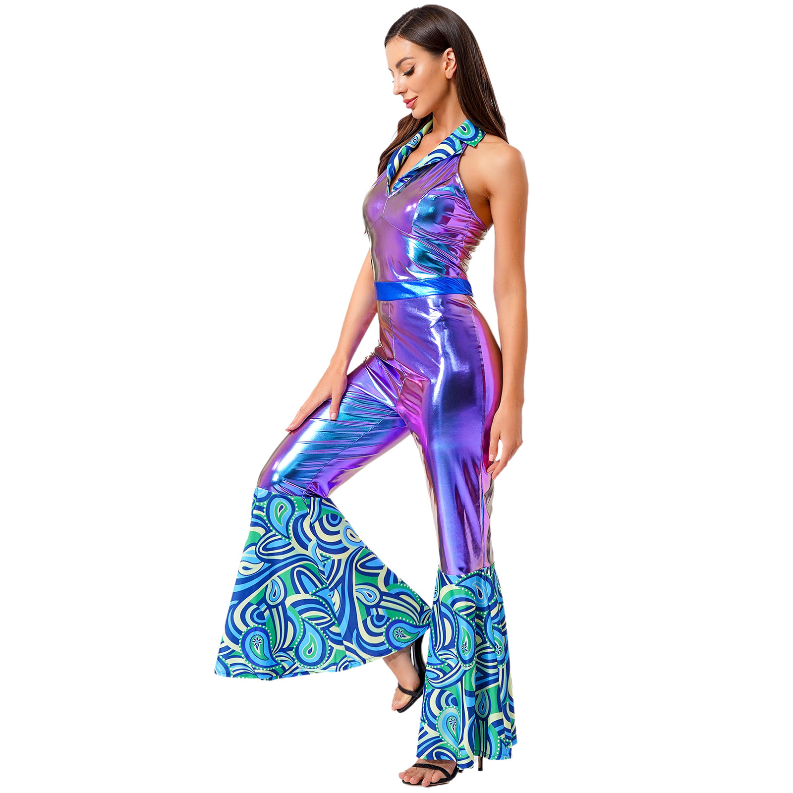 Vrouwen jaren '70 jaren '80 Di - Sleeveless Jumpsuit recensie en prijs