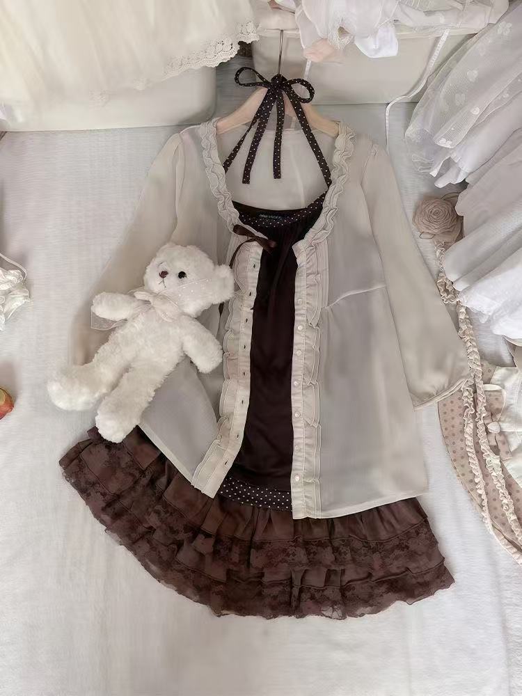 Vintage Japanse stijl sets dam - Ruched Dress Mini recensie en prijs