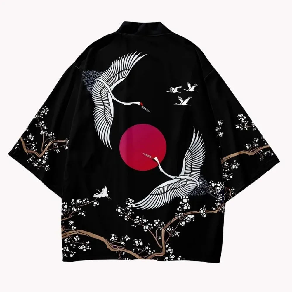 Kraan Patroon Print Kimono Ves - Kimono Cardigan Women recensie en prijs