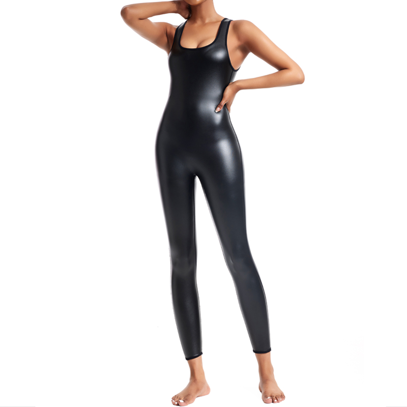 Dames lederen jumpsuits, één g - Sleeveless Jumpsuit recensie en prijs