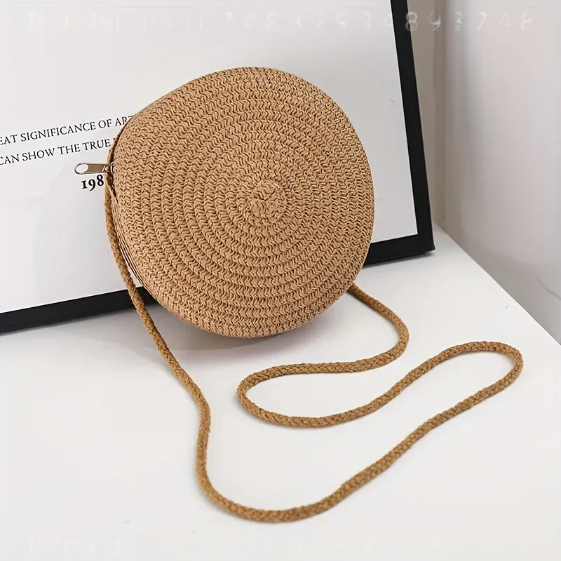 Ronde geweven rotan crossbodyt - Crossbody Bag Women recensie en prijs