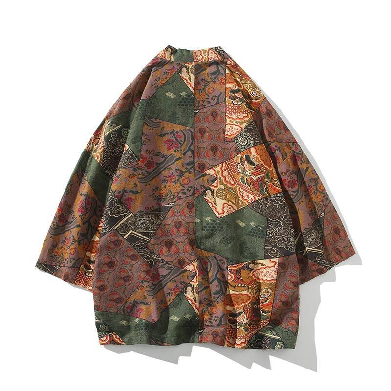 Etnische stijl print yukata ma - Kimono Cardigan Women recensie en prijs