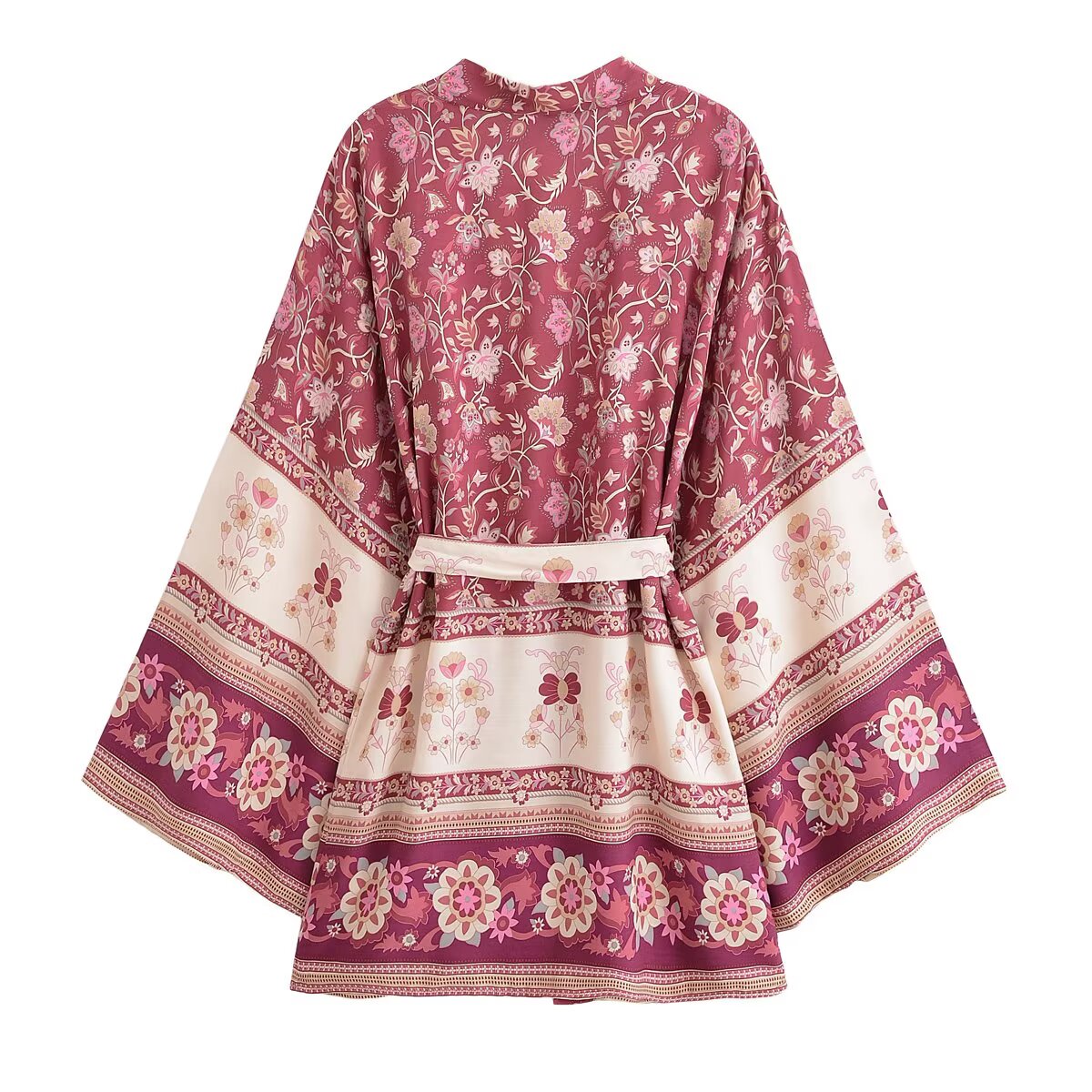 2022 BOHO Vrouwen Contrast Blo - Kimono Cardigan Women recensie en prijs