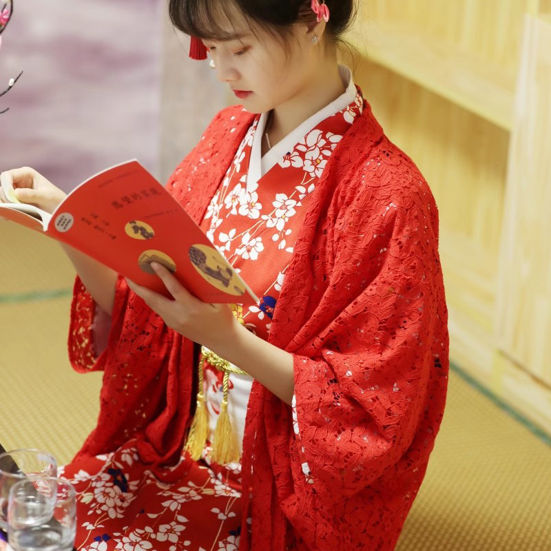 Japanse Stijl Haori Kimono Ves - Kimono Cardigan Women recensie en prijs